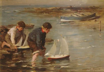 Start des Rennens, 1902
